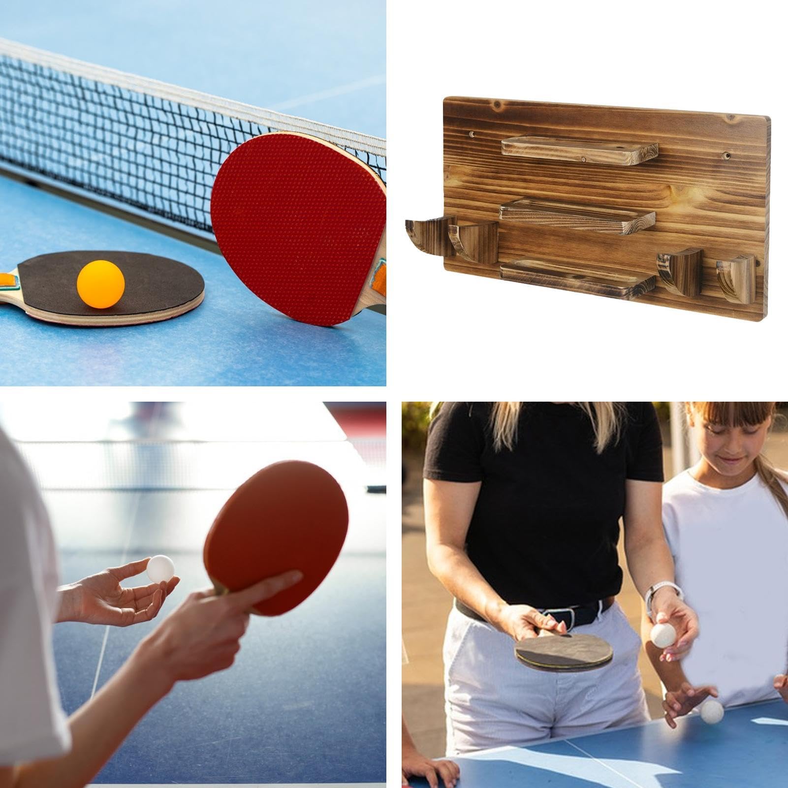 Porte-Manteau Mural Cintre En Bois Pagaies De Bateau Blanc Et Bleu, Cintre Pour Hall D'Entrée