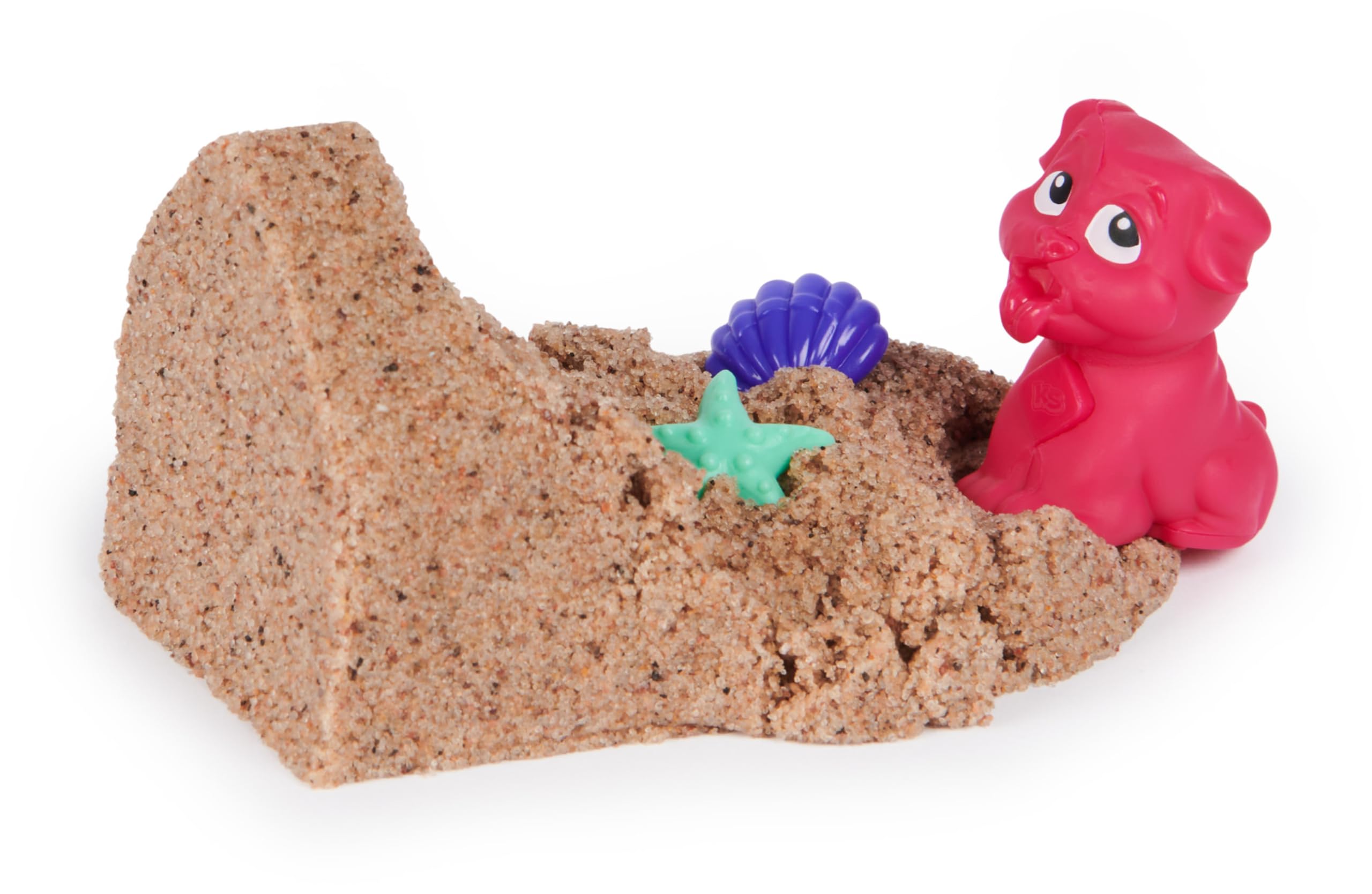 Kinetic Sand Hunde Häuschen - mit 170 g kinetischem Strandsand aus Schweden, erfüllt alle gesetzlichen Anforderungen, mit Hundefigur und Accessoires, für Kinder ab 3 Jahren