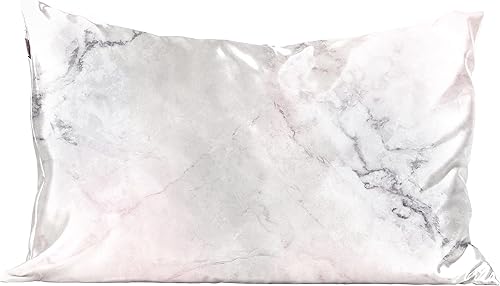 Vista 72 de Kitsch - Funda de almohada de satén con cremallera de tamaño queen/estándar, para el cabello y la piel, funda refrescante más suave que la seda