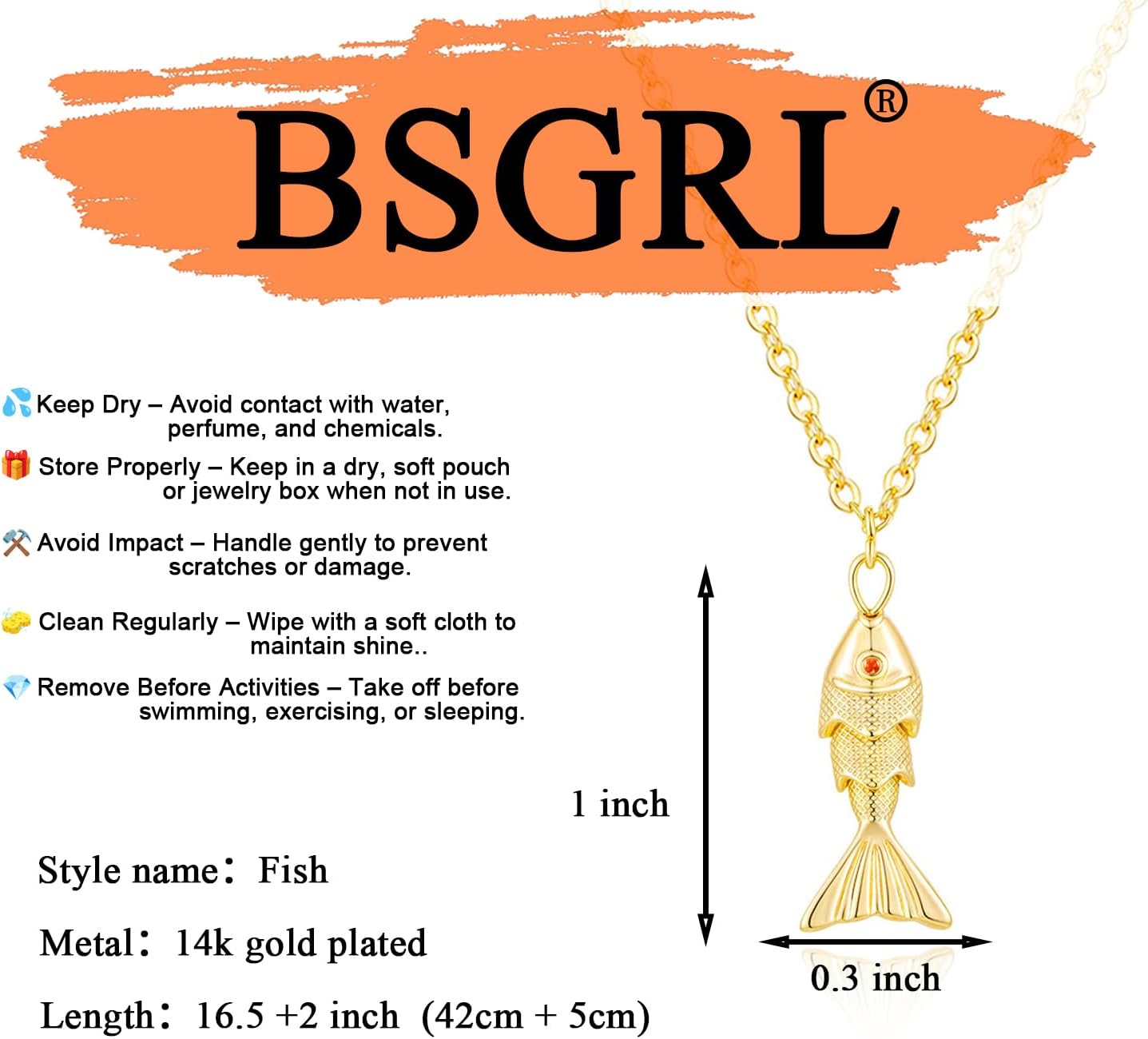 Gold Necklace for Women- 14K Gold Plated Dainty Cross Flower Bow Italian Horn Animal Boot Sea Beach Necklace for Women - Image 5