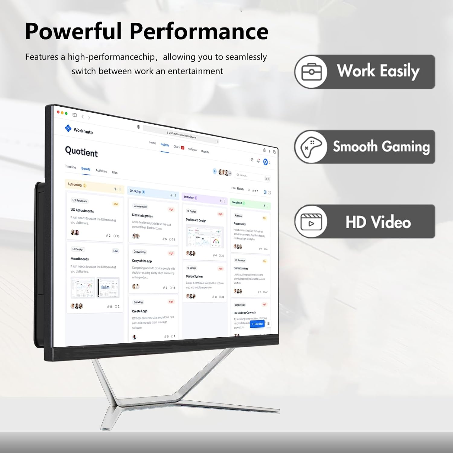 All-in-One Desktop Computer PC, 24" FHD Display Monitor I3-8100T Quad-Core Processor 16GB RAM 512GB SSD, Dual-Band Wi-Fi, Bluetooth, 6 USB, VGA for Office Gaming Home Study