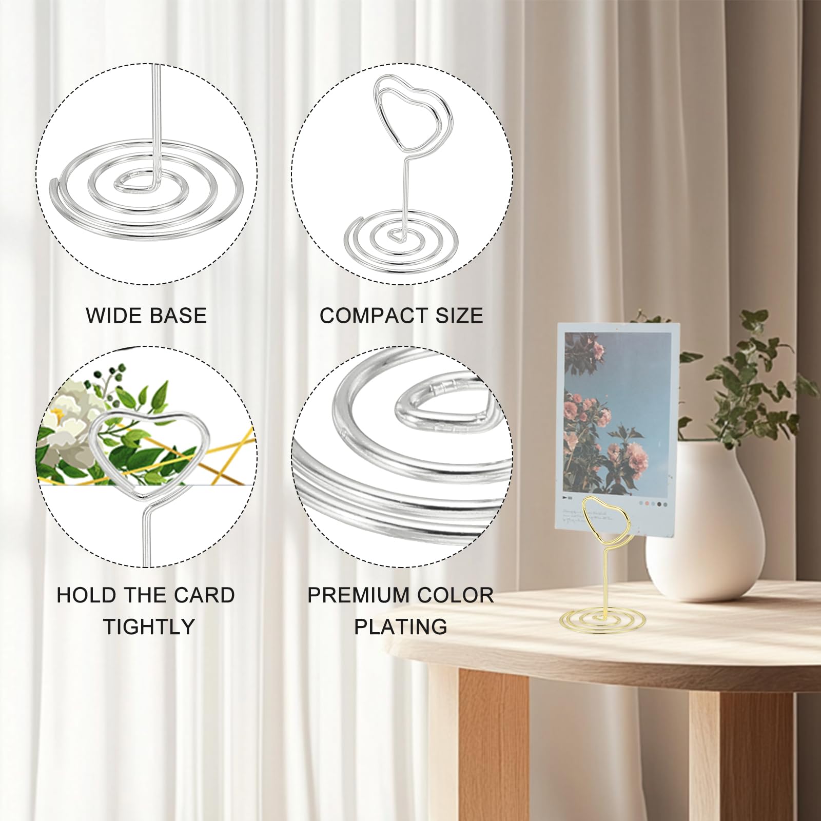 PATIKIL 2" Table Number Holders - Image 3
