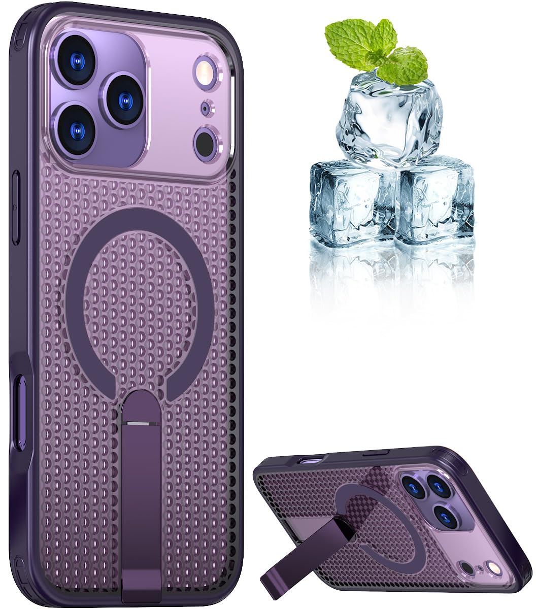 Amazon.co.jp: YUZOR for iPhone 17 Pro ケース 冷却 放熱 メッシュ