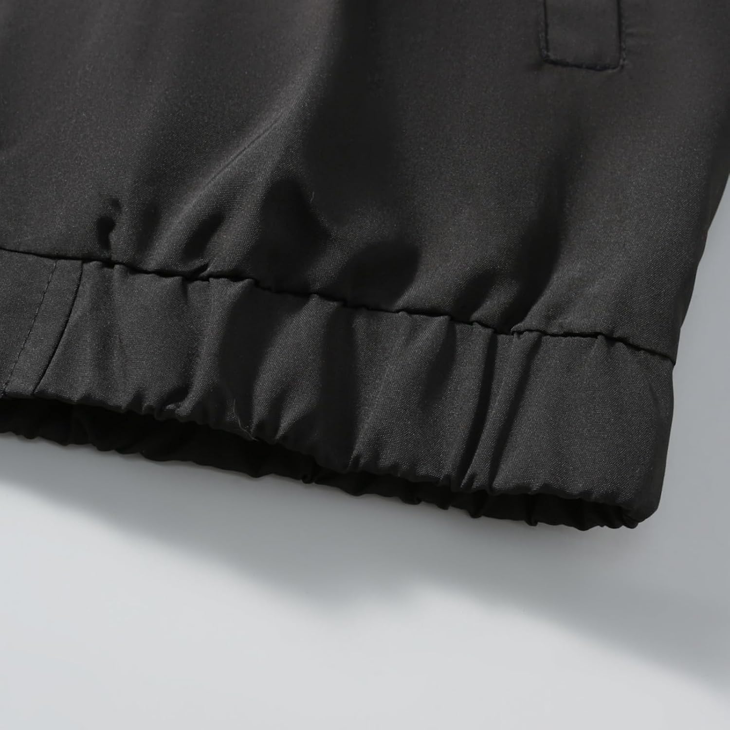 Men's Stand Collar Zip Jacket - Colorblock Windproof Shacket Windbreaker Stylish Light Coat, S-3XL