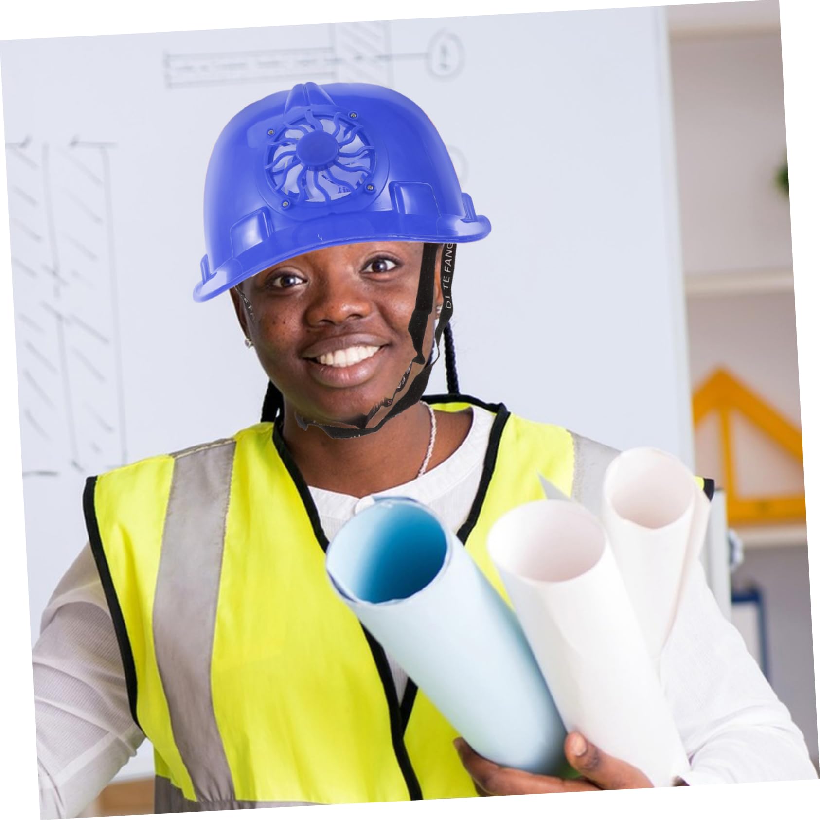 Hemobllo Casco Sombrero De Seguridad para La Construcción Sombrero De Construcción Hombres El Plastico