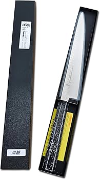 Amazon | 堺孝行 なないろ 黒檀 槌目33層ダマスカス VG10 和式ハンドル