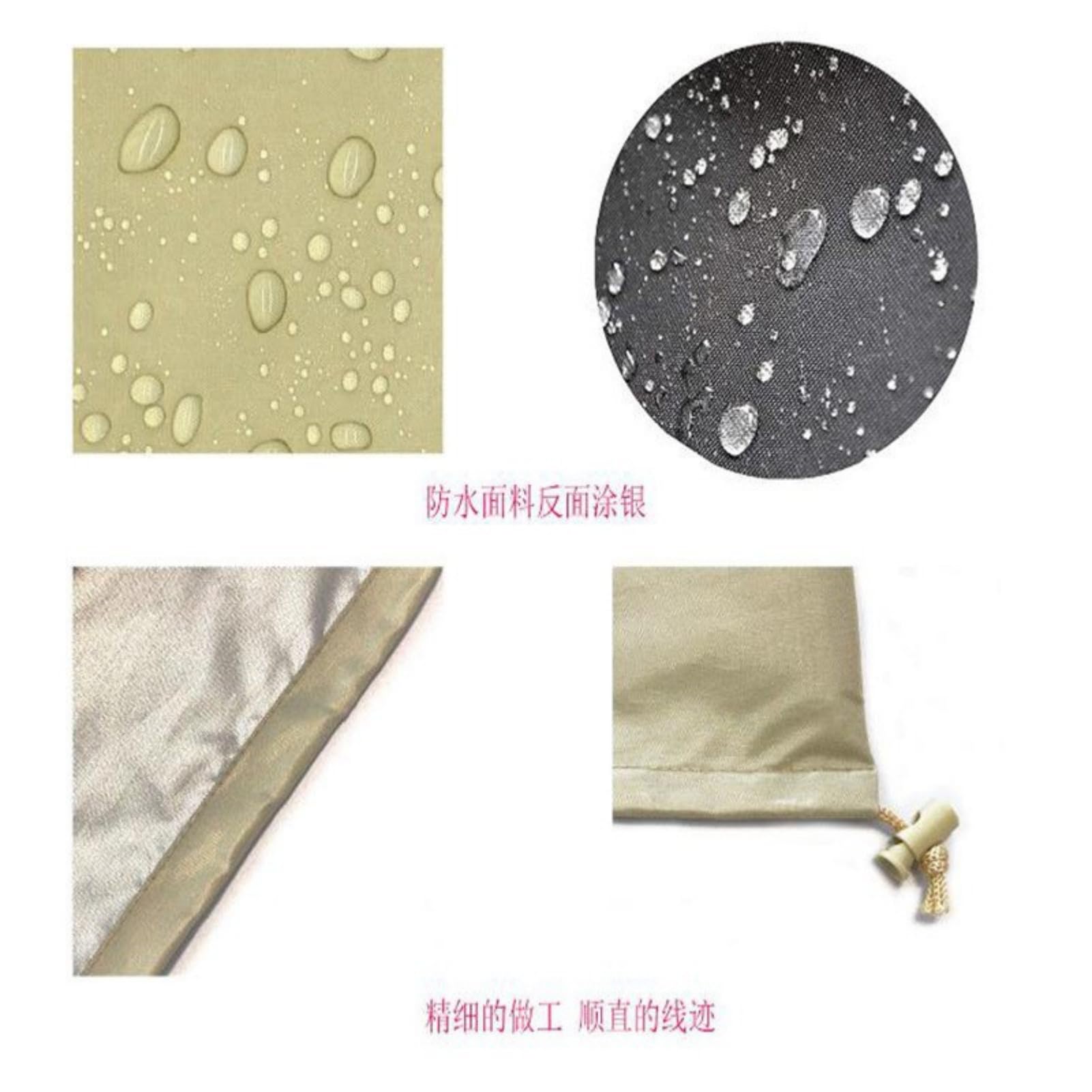 Funda impermeable para balancín – tafetán de poliéster 190T (150 x 150 cm) – Funda de repuesto para balancín de jardín de 3 plazas – resistente a los rayos UV, ligera y plegable (gris)