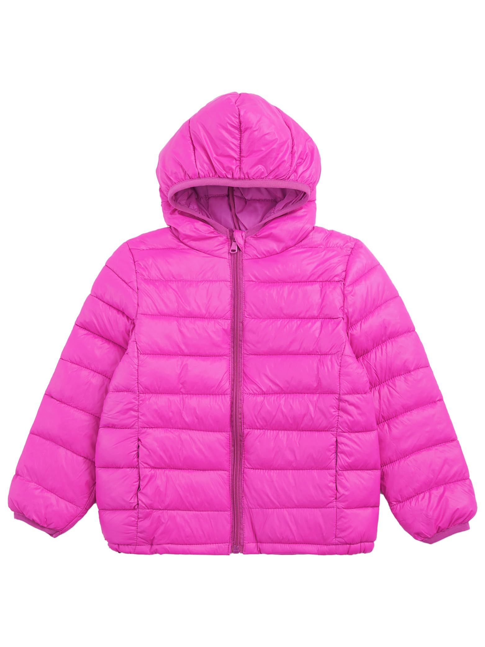 Linjinx Giubbotto Invernale Con Cappuccio Per Bambini Unisex Giacca Trapuntata Spessa Con Cerniera Piumino Caldo Pieghevole Leggero Anni