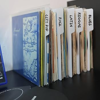 Amazon | インデックスカード 仕切カード 7インチレコード