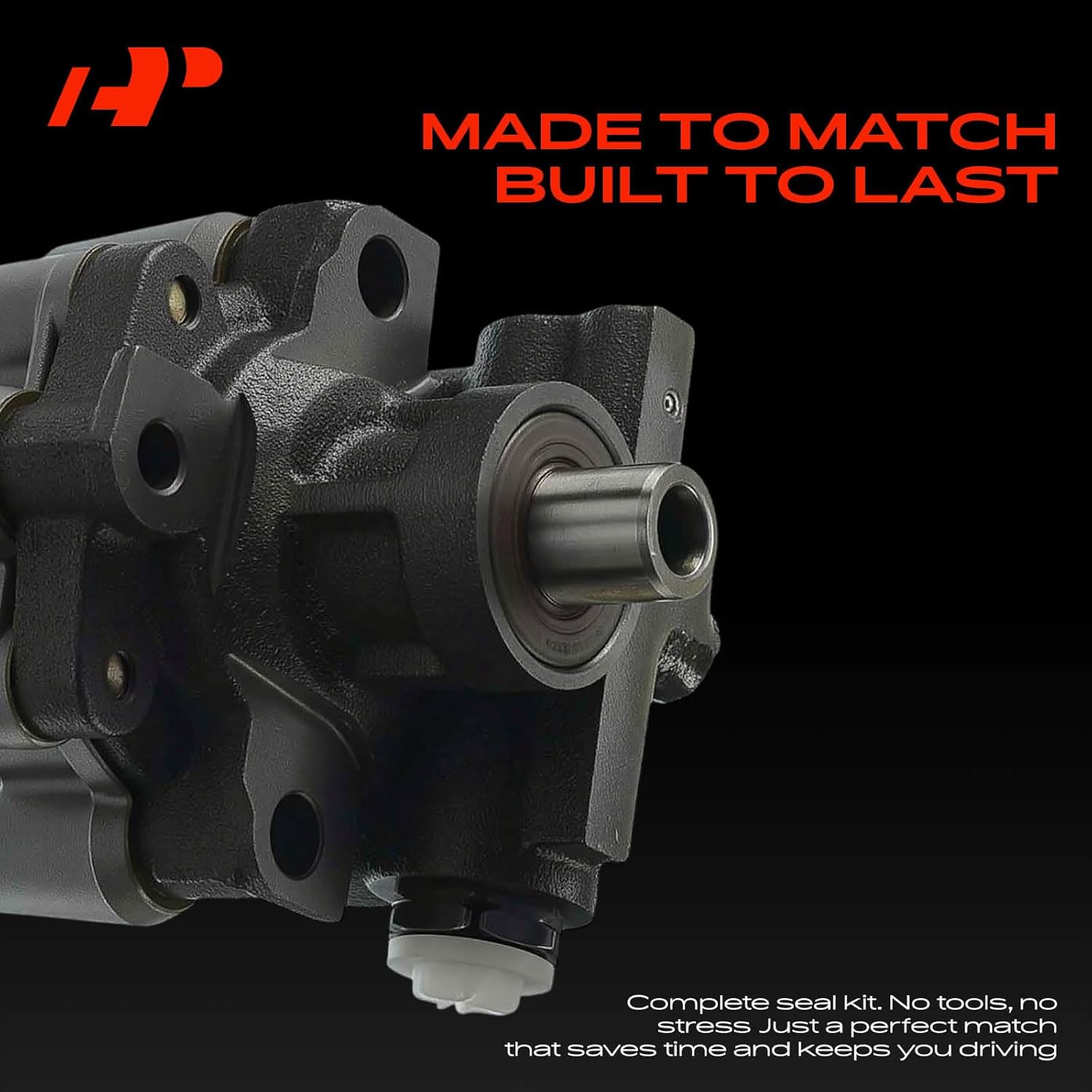 A-Premium Power Steering Pump Compatible with Chrysler PT Cruiser 2003-2010 & Dodge Neon 2003-2005, 2.4L, Replace # PSP1117, 5272313AG