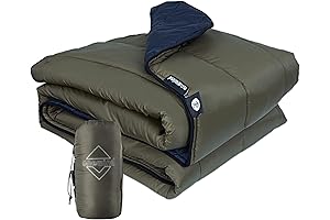 OneWind 2-Person Outdoor Camping Blanket, Insulated Camping Quilt OD Green