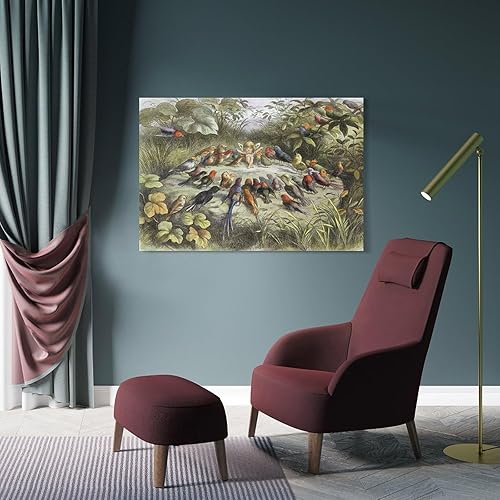 Miniatura 4 de Richard Doyle, Un ensayo en tierra de hadas, dibujo de ilustraciones, impresiones artísticas, arte vintage, lienzo de arte para pared, póster de