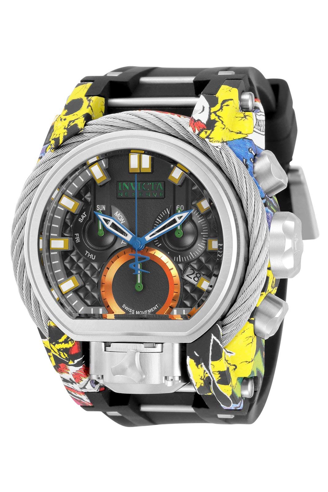 Invicta Men's 52mm Bolt Zeus Magnum Quartz Chronograph Dual Movement Strap Watch (32804)