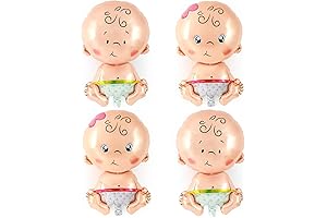 4 PCS Baby Gender Reveal Balloons