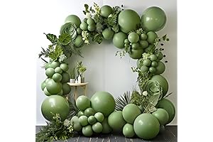 Pastel Green Double Stuffed Balloon Arch Kit