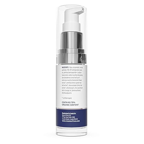 Miniatura 9 de Renew Actives Retinol Serum para la cara suero de retinol puro 1% con ácido hialurónico, vitamina C, péptidos  suero facial antiarrugas y antiedad