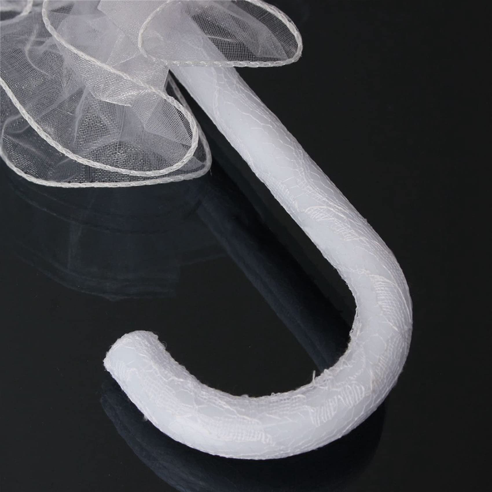 2X Elegante Spitzen Sonnenschirm Hochzeit Schiessen