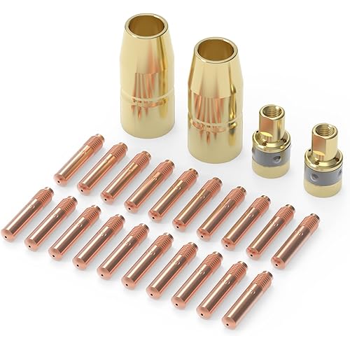 YESWELDER MIG Welding Gun Accessory Kit .035" Tip-Nozzle-Diffuser for Miller Millermatic M-100/150 Hobart H-9/10