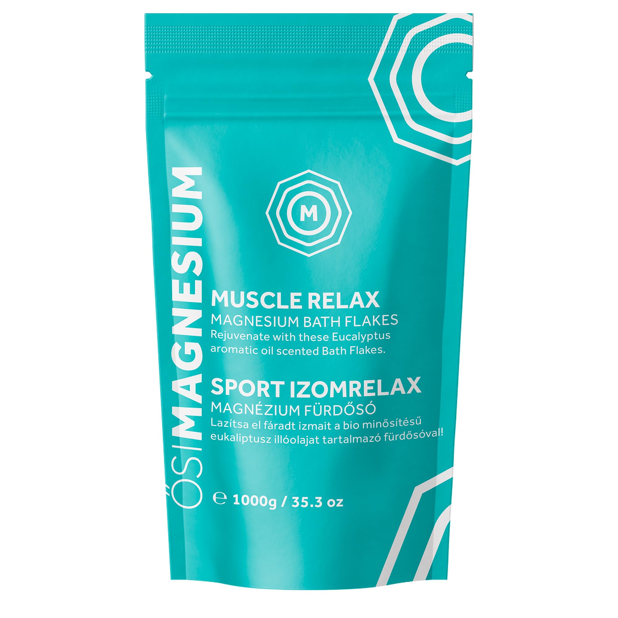 Magnesium Muscle Relax Bath Flakes Eucalyptus 1kg