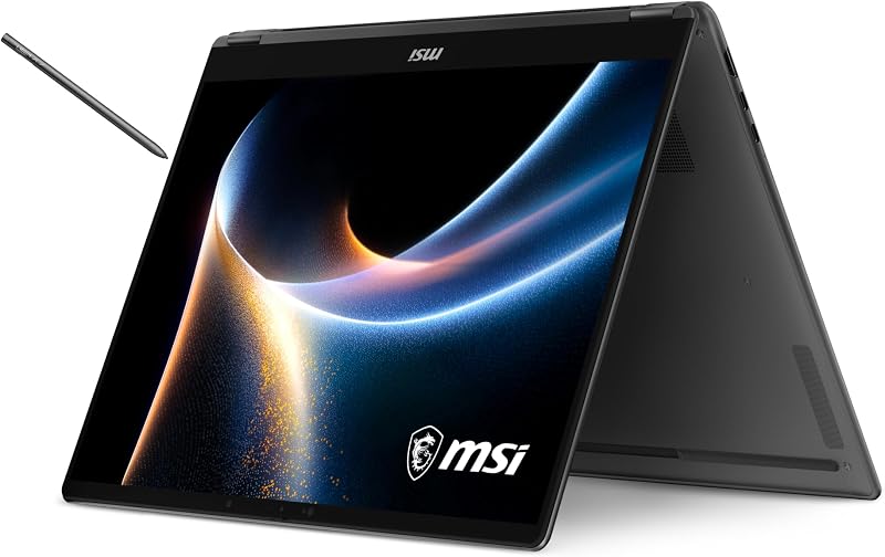 Prestige 16 Flip AI+ 16" 2.8K OLED Touch Ultra Thin 2-in-1 Laptop, Intel® Core™ Ultra 9-386H, Intel ARC Graphics, 32GB LPDDR5X Memory, 1TB NVMe SSD, Windows 11 Pro