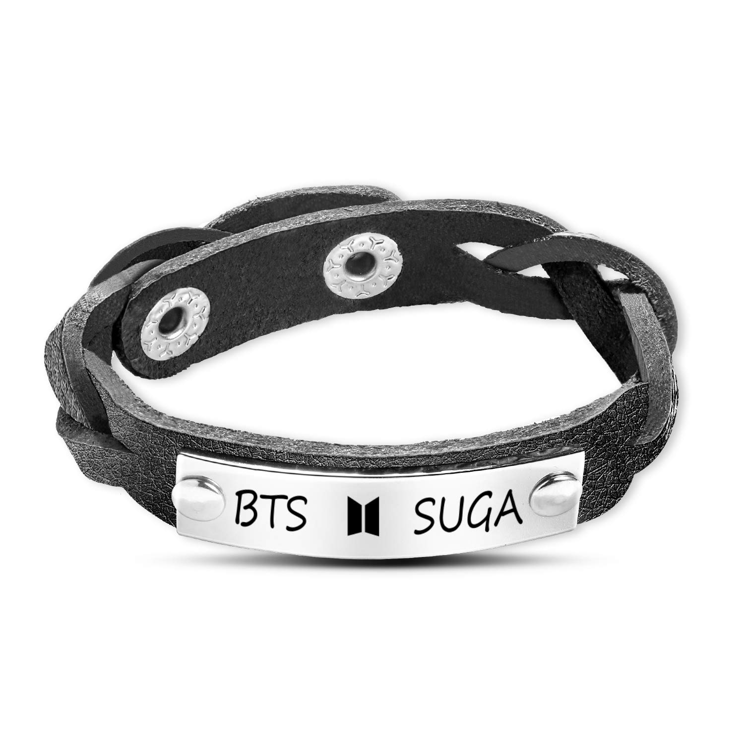 KPOP Bangtan Boys Bracelet Love Yourself Leather Chain Jewelry SUGA JIN Jimin V JHOPE RM JK Korean Group Army Gift