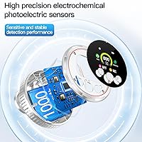Vista 6 de 5-en-1 Enchufe Anular Detectores Combinados de Gas Natural, Humo y Monóxido de Carbono Batería de Respaldo Integrada de 1000mAh Sensor de 85dB