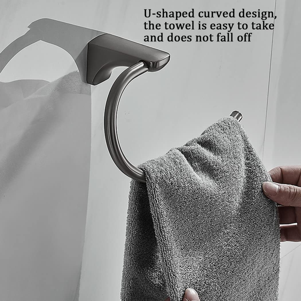 Toallero, Toallero de baño, Montaje en Pared, Toallero Colgante, Toallero de Mano for Cocina, Soporte de Pared de Acero Inoxidable, Lado Derecho (Size : Left Side)