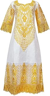 African Bazin Riche Woman Rhinestone Long Dress Lace Patchwork Maxi Dresses with Headwrap - Buy now