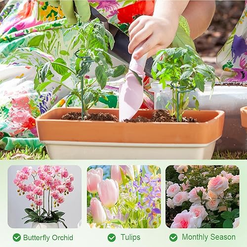 Miniatura 6 de Paquete de 4812 estacas para plantas, estacas de soporte para plantas de 162436 pulgadas, soporte de palos de plantas 2025, estacas de flores para