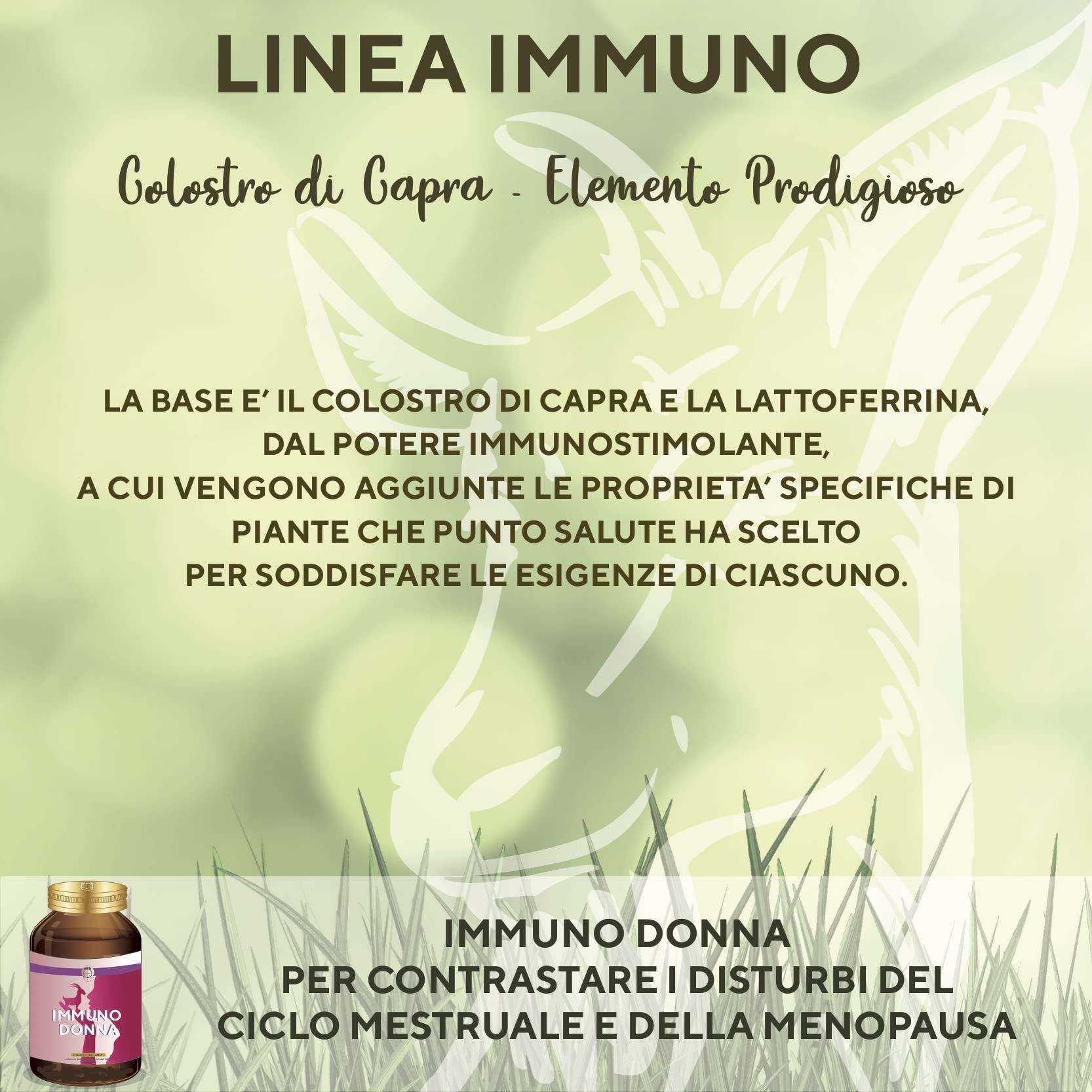 SEB - IMMUNO DONNA - Integratore alimentare da 60 capsule - Rimedio naturale per disturbi legati al ciclo mestruale e alla menopausa