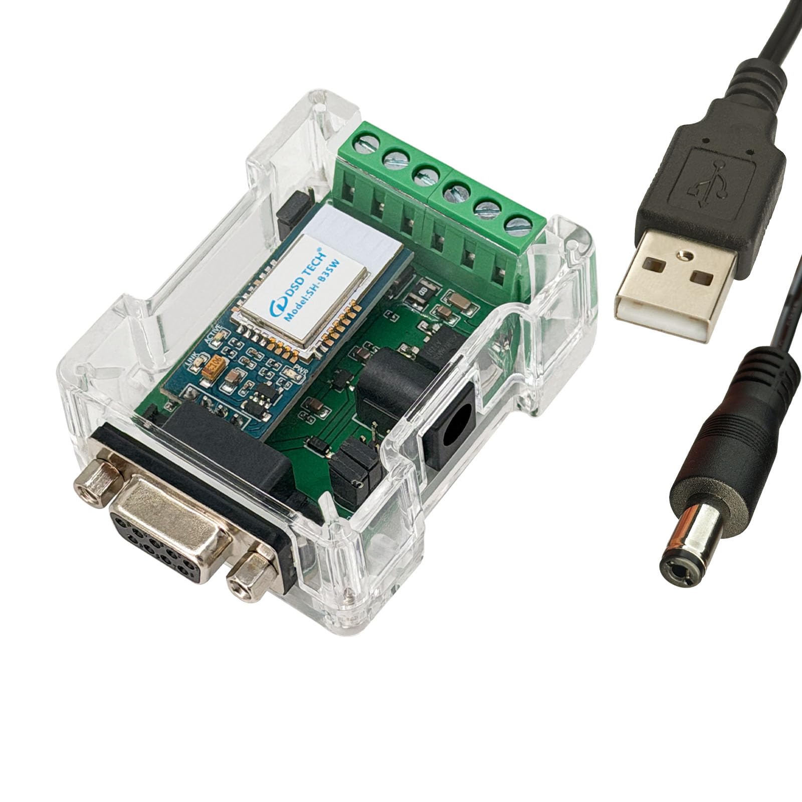 DSD TECH SH-B35W Adaptateur WiFi vers RS485 RS232 DTU