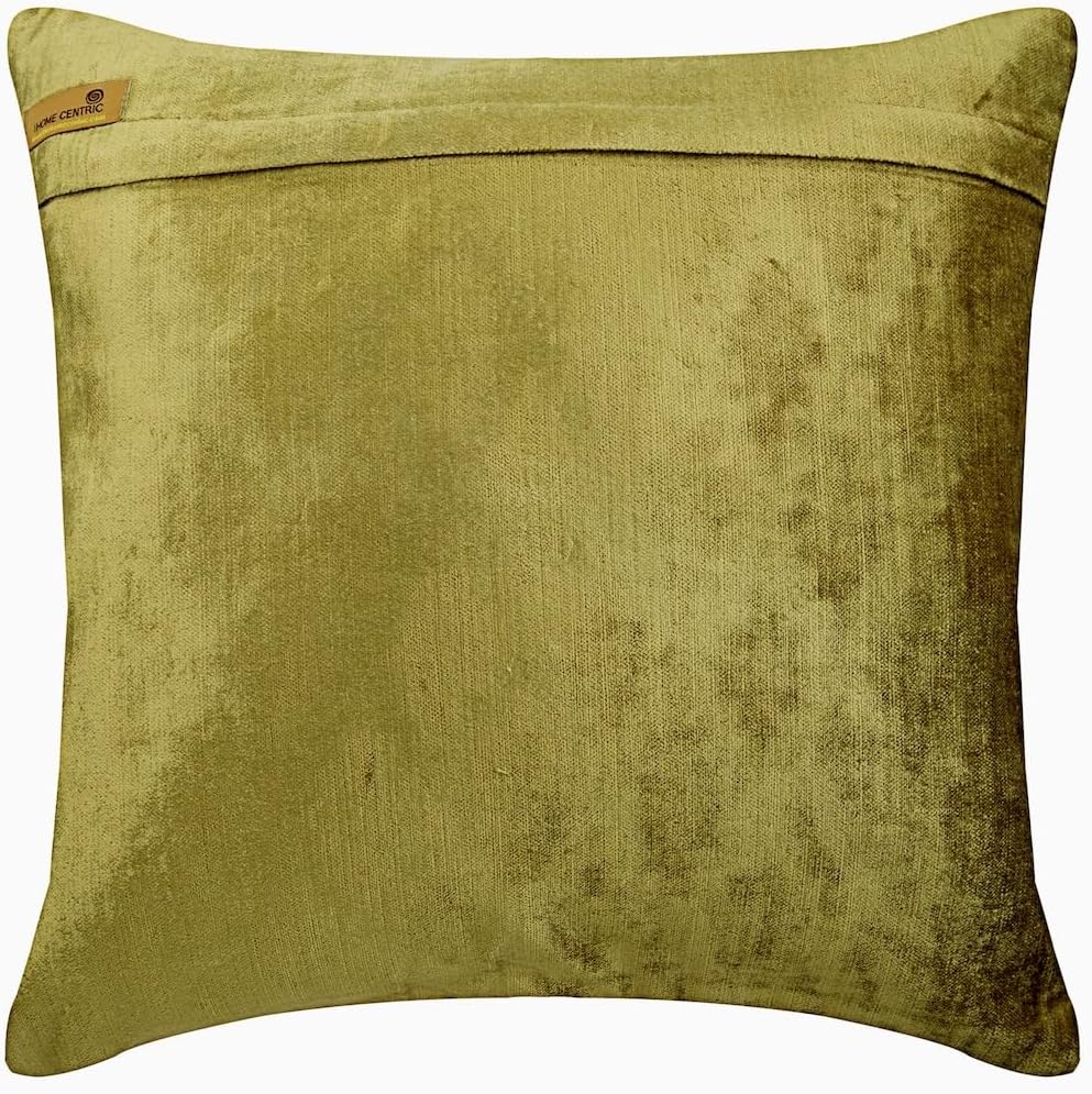 The HomeCentric Throw Pillow Cover Decorative Sage Green Throw Pillow Covers Pack of 2 16x16 inch (40x40 cm) Velvet Cushion Cover Couch Geometric Modern Toss Pillow Covers Easter - Rhinestone Jaal