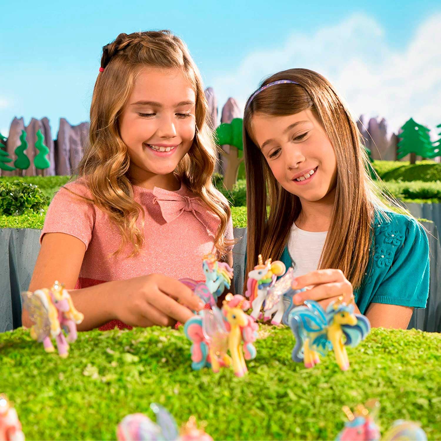 Galupy Unicorn – figurka jednorożca do kolekcjonowania, zabawki jednorożec ze skrzydłami glitter i kryształem Swarovski, prezent dla dziewczynki 3 lata