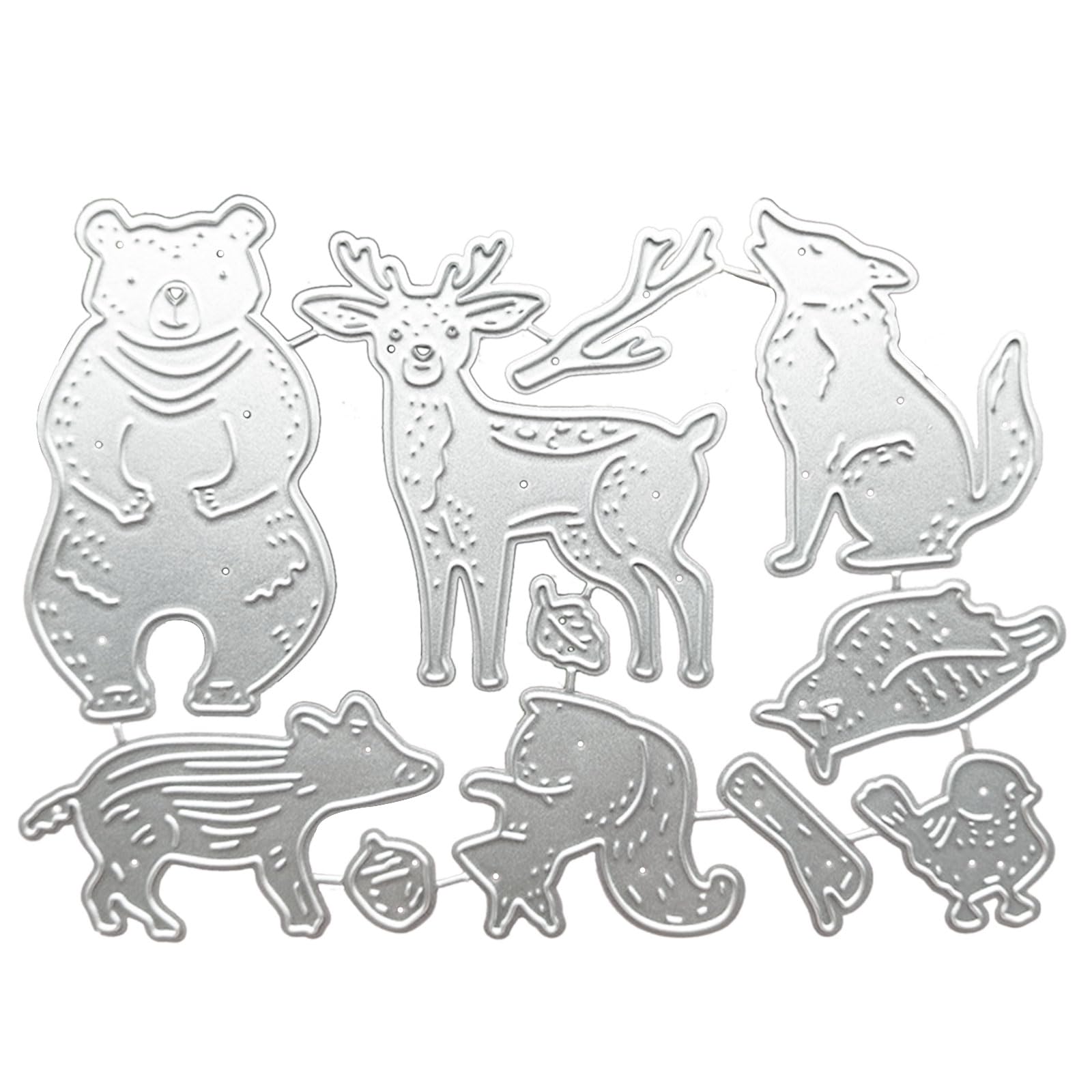 Kalttoy Animals Group Metal Cutting Dies for Scrapbook Cutting Die Paper Cards Embossed Decorative Art Template