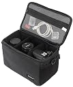 SIDRUM Polyester Wf-11 Portable Camera Bag | Dslr Case With Adjustable Shoulder Strap | For Canon, Nikon & Other Dslr Cameras - Water Resistant, Anti-Shock (Black) gallery image