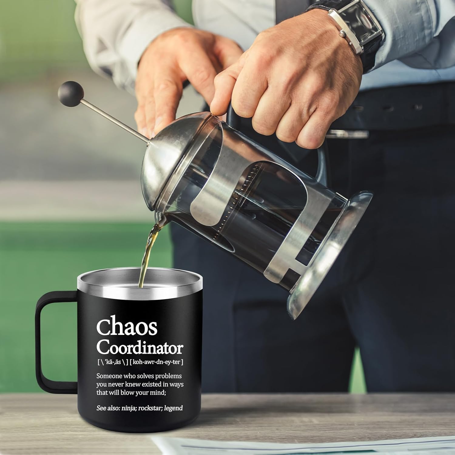 Chaos Coordinator Mug 14 oz, Thank You Gifts for Men, Teacher, Principal Appreciation Gifts, Gifts for Coworkers, Administrative Assistant, Supervisors, Secretary - Image 8