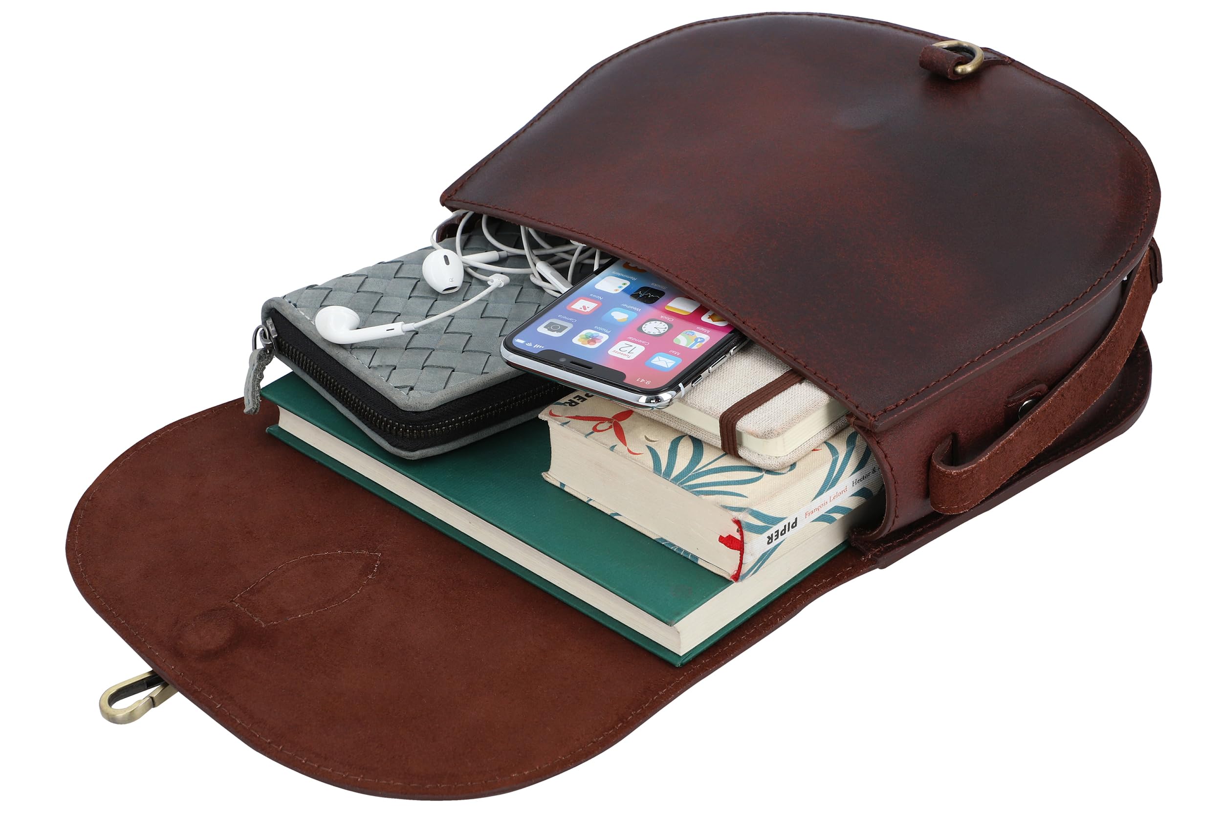 Gusti Spall Borse Ladies Leather - Wiebke Spalla Borsa Pulnica Borsa da Sera Small Borsa Crossbody Guila Rossa