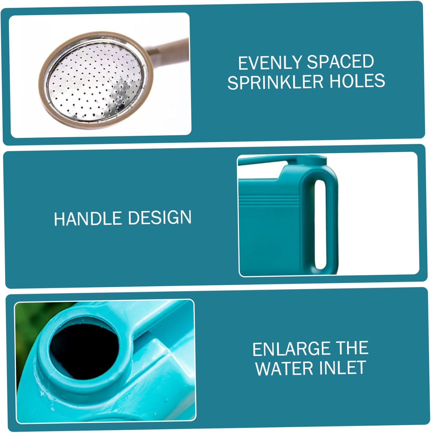 Large Watering Can, 2 Gallon Plastic Watering Can with Long Spout & Removable Head for Indoor Outdoor Plants