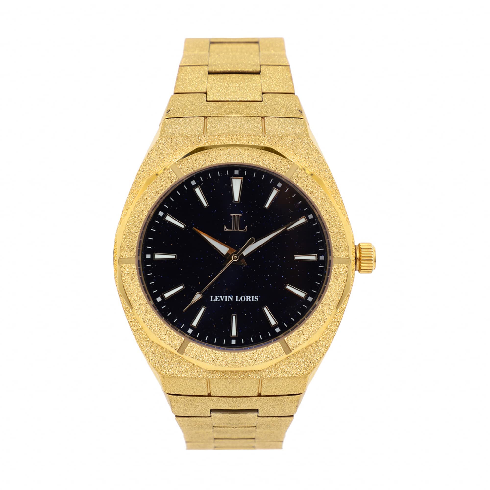 Levin Loris Stainless Steel Mens Luxury Premium Glitter Stainsteel Steel Band, Japanse Miyota Movement, Waterproof Wrist Analog Watch Quartz (Silver) (B0BMDVHB41) Amazon Price History, Amazon Price Tracker