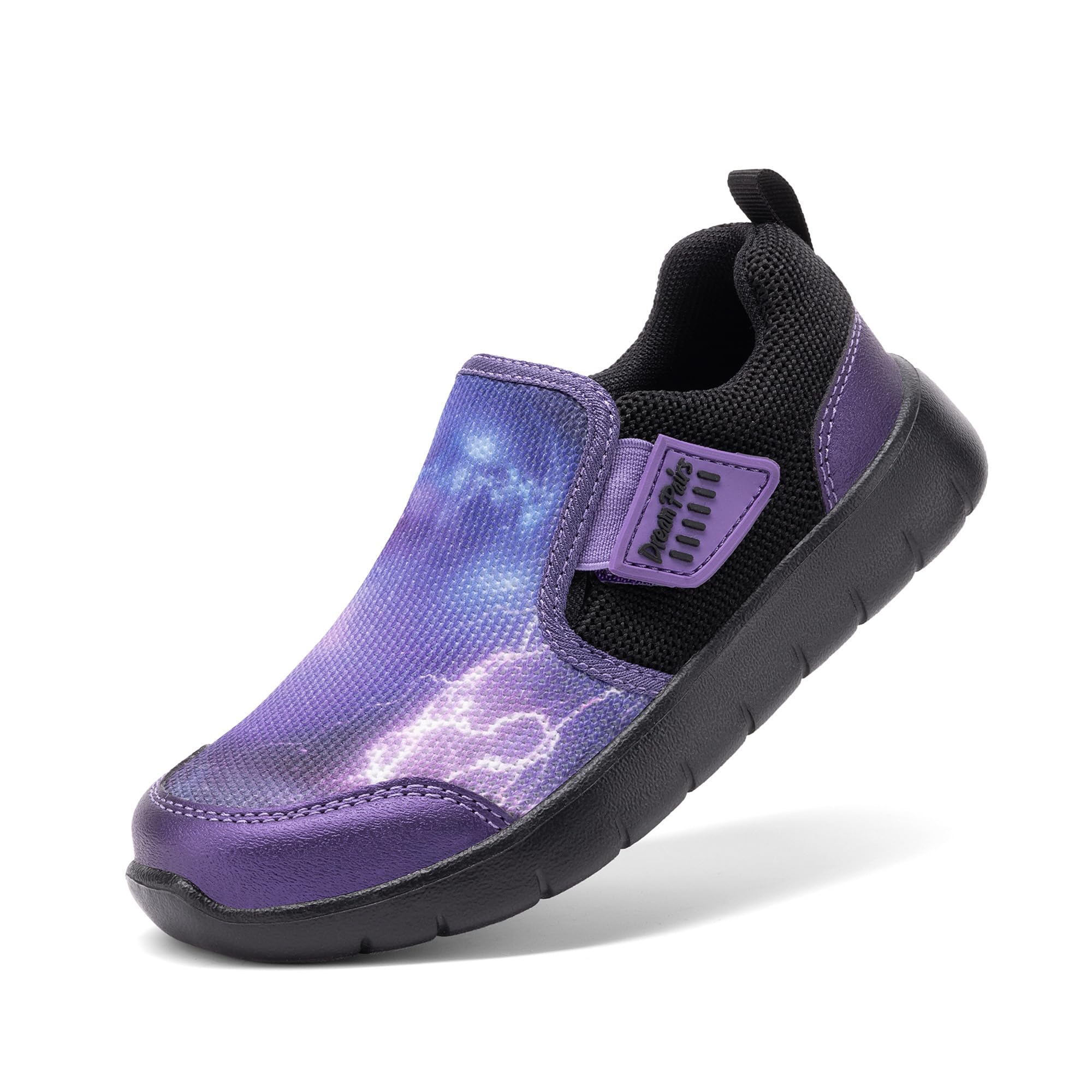 DREAM PAIRS Boys Girls Shoes Kids Slip on Tennis EZ-Ons MightyMovers Running Athletic Barefoot Zero Drop Sports Sneakers