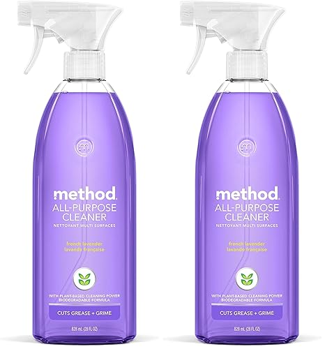 Method All-Purpose Cleaner Spray, French Lavender, Perfect for Most Counters,
