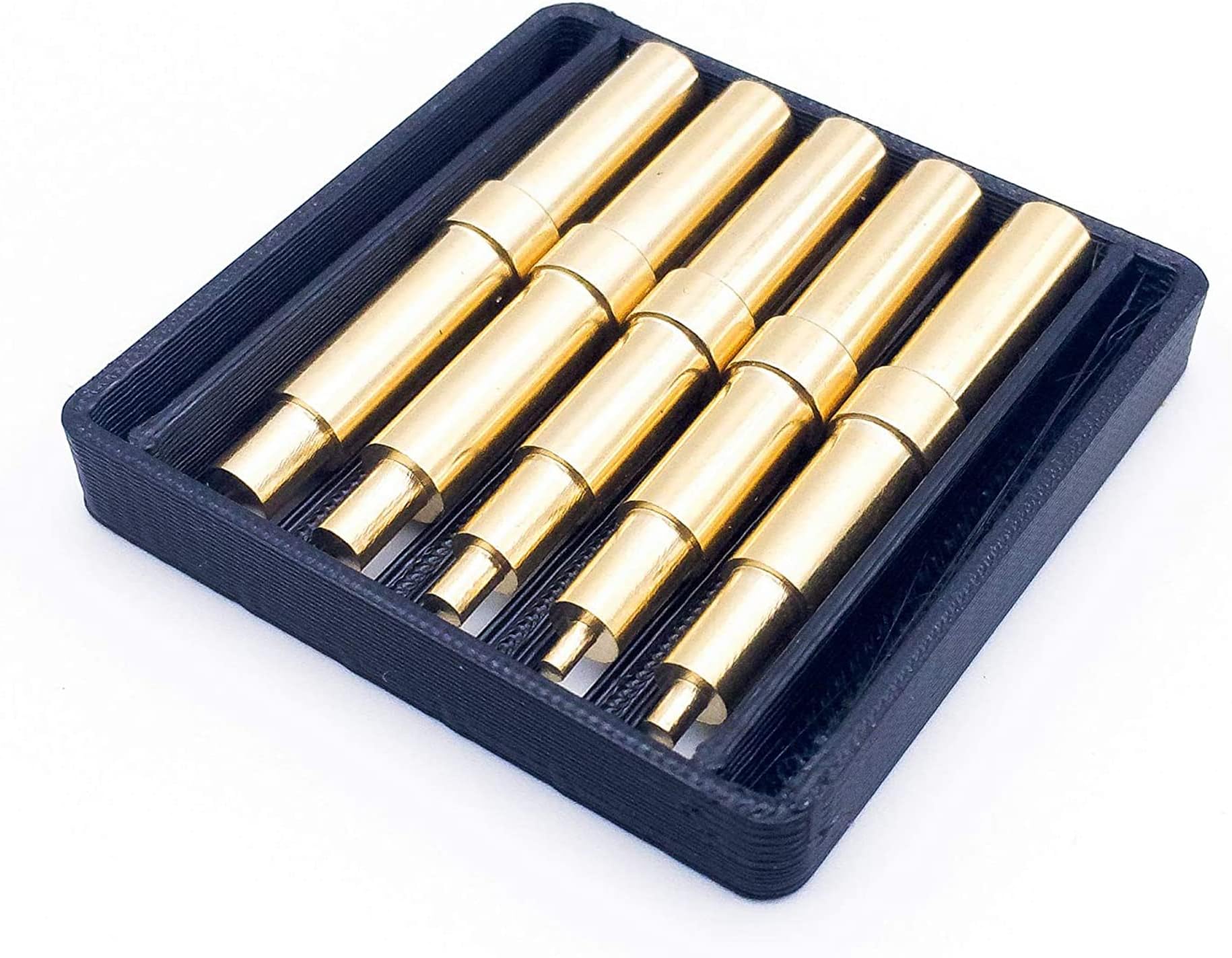 Virtjoule Heat Set Insert Tips for Sizes M2, M2.5, M3, M4, and M5 - Soldering Iron Tips for 3D Printer Users, 3D Printing Accessories Compatible with Weller WES51/WESD51 Soldering Iron