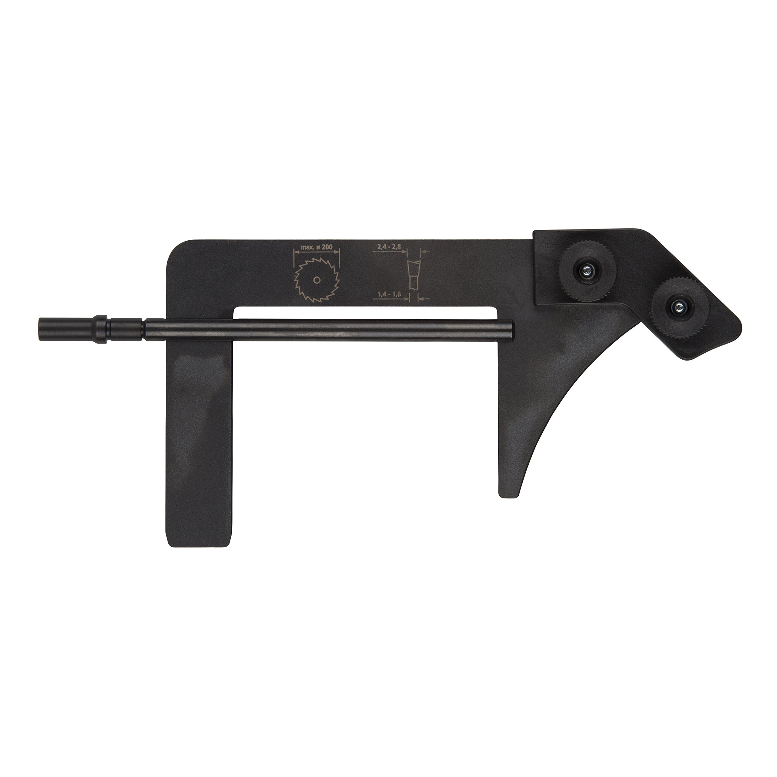 wolfcraft Spaltkeil für MASTER cut 2200/2500 / 2600 I 6916000 I Zum sicheren Einsatz von spaltkeillosen Handkreissägen Ø 160-200 mm