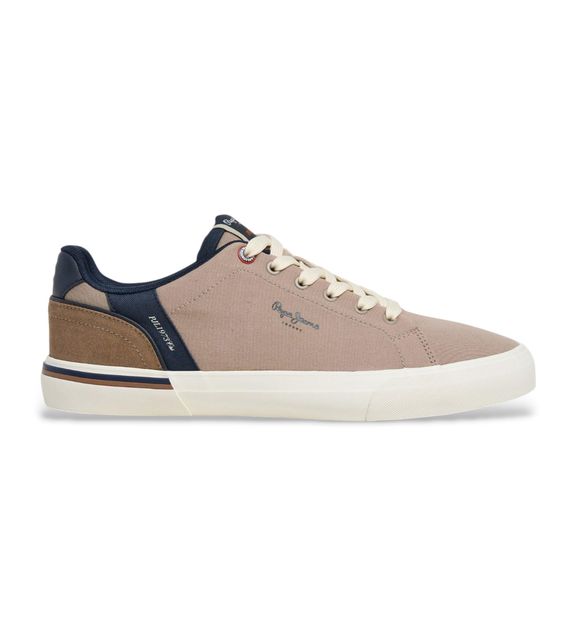 Pepe Jeans Men's Beige Trainers Kenton State