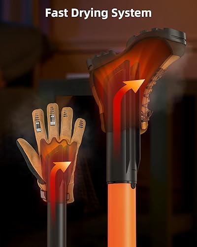 Miniatura 7 de xasla Boot Dryer Shoe Dryer, Glove Dryer & Boot Warmer with Heat Blower, Quick Drying for Work Boots, Ski Boots