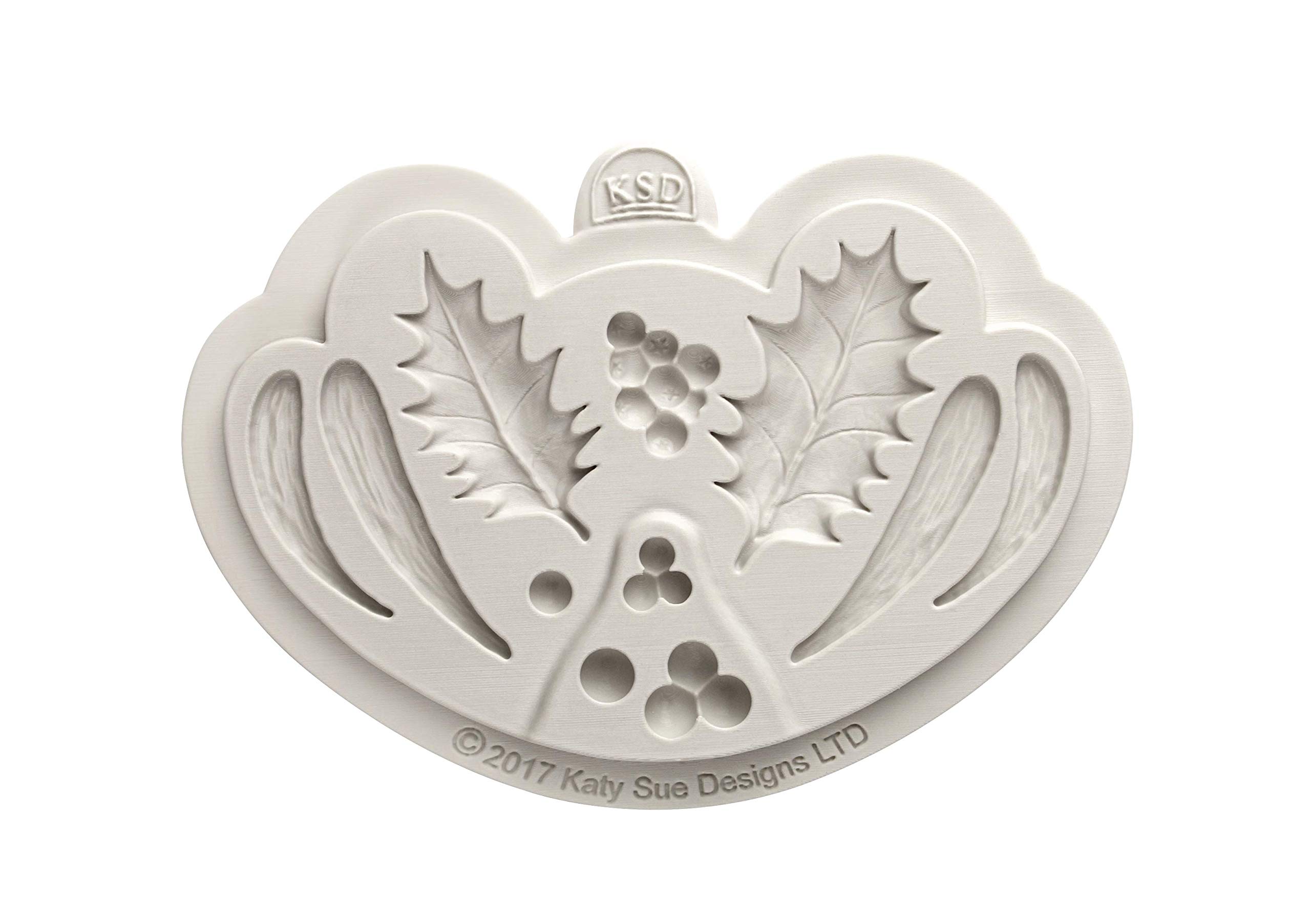 Reland Sun Stampo In Silicone Con Foglie Di Agrifoglio, Stampo In Silicone Per Torte E Fondenti, Per Decorare Torte E Cupcake