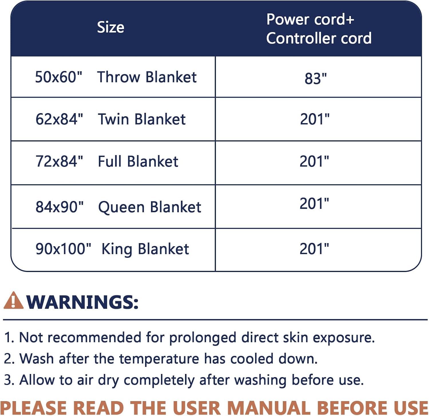 Flannel Electric Blanket King Dual Control, Heated Blanket with 20 Heat & 10 Timer Settings, Auto Shut-Off & Overheat Protection, Machine Washable, ETL Certified, 90x100 in, Gray - Image 8