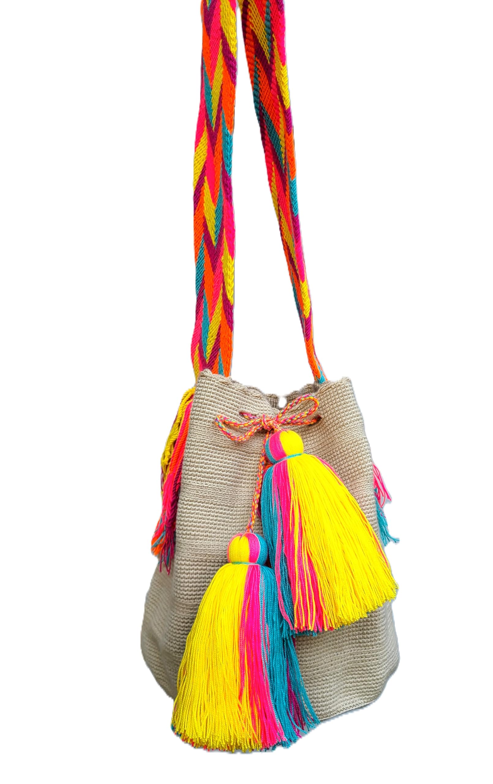 TERRA FUSION Wayuu Bag | Bolsa de cubo | Hermoso verano, Colores ácidos