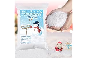 Biggun Artificial Instant Snow Powder: Realistic Winter Wonderland Decor for Christmas Trees and More