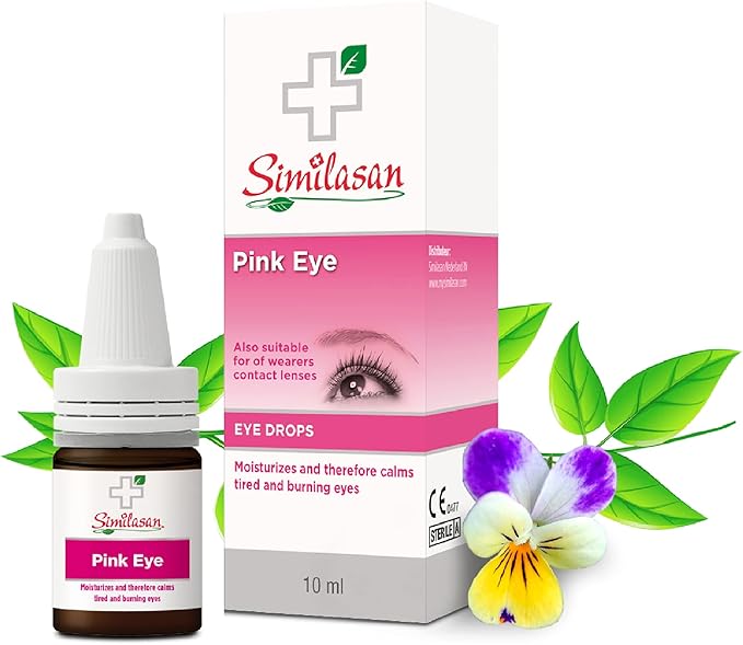 Similasan Eye Drops for Pink Eyes 10 ml for Red Eyes Soothes Red